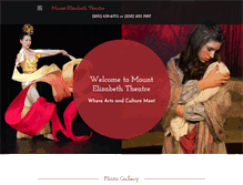 Tablet Screenshot of mountelizabeththeatre.com